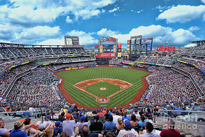 Baseball Royalty Free Images - Citi Field 2 - Home of the N Y Mets Royalty-Free Image by Allen Beatty
