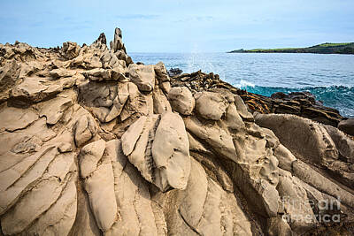 Vincent Van Gogh - Dramatic lava rock formation called the Dragons Teeth in Maui. by Jamie Pham