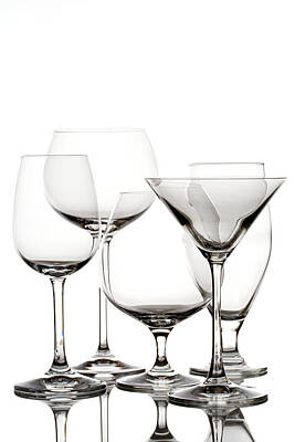 Martini Royalty-Free and Rights-Managed Images - Glassware by Alexey Stiop