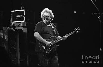 Celebrities Photos - Jerry Garcia - Grateful Dead  by Concert Photos
