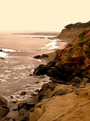 Wine Beer And Alcohol Patents - Leffingwell Landing Cambria Digital Painting by Barbara Snyder