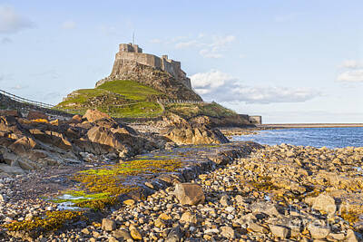 Fantasy Photos - Lindisfarne Castle Northumberland England by Colin and Linda McKie