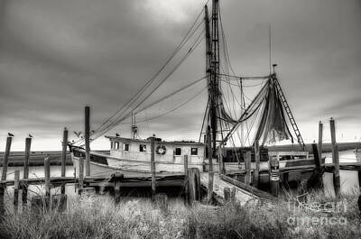 Transportation Royalty Free Images - Lowcountry Shrimp Boat Royalty-Free Image by Scott Hansen