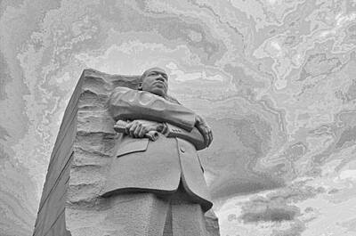 Vintage Buick - Martin Luther King Jr Memorial # 4 by Allen Beatty