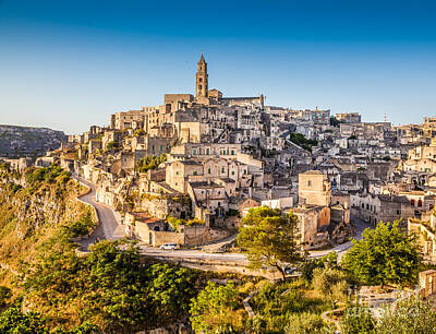 Negative Space Rights Managed Images - Matera Sunrise Royalty-Free Image by JR Photography