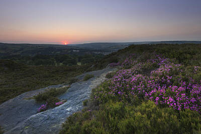 Maps Maps And More Maps - Norland moor sunset by Chris Smith