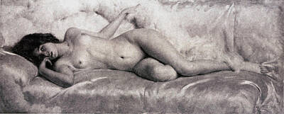 Nudes Digital Art - Nude by Giacomo Grosso