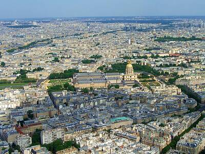Paris Skyline Photos - Paris from Above by Scott Carda