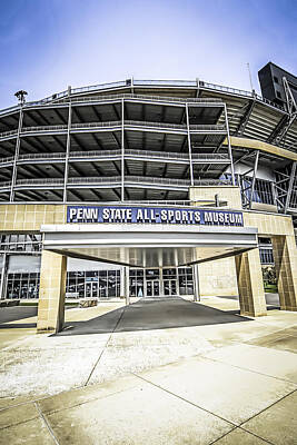 Football Royalty Free Images - Penn State Royalty-Free Image by Chris Smith