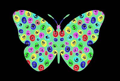 Kitchen Food And Drink Signs - Polka Dot Butterfly by Bruce Nutting