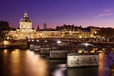 Seascapes Larry Marshall - Pont des Arts and Institut de France / Paris by Barry O Carroll
