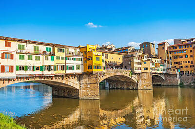 Grateful Dead Royalty Free Images - Ponte Vecchio in Florence Royalty-Free Image by JR Photography