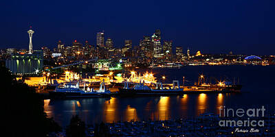 Skylines Royalty Free Images - Seattle Skyline  Royalty-Free Image by Patricia Betts