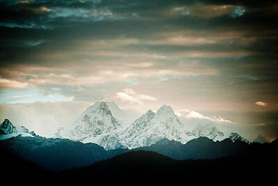Famous Groups And Duos - Sunrise Himalayas mountain Nepal by Raimond Klavins