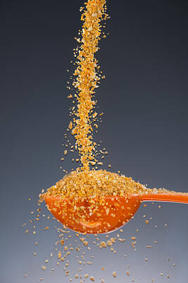 Colorful Abstract Animals - 1 Tablespoon Dried Orange Peel by Steve Gadomski