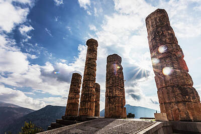 Aromatherapy Oils Royalty Free Images - Temple Of Apollo  Delphi, Greece Royalty-Free Image by Reynold Mainse