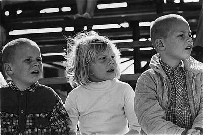 Disney - Three Siblings La Fiesta De Los Vaqueros Rodeo Tucson Arizona 1969 by David Lee Guss
