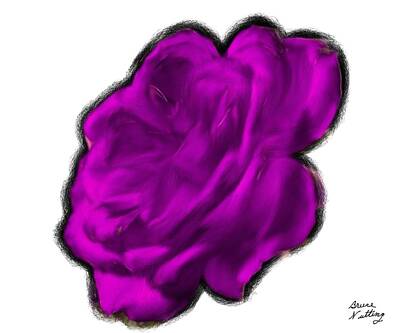 On Trend Breakfast Royalty Free Images - Violet Rose Royalty-Free Image by Bruce Nutting