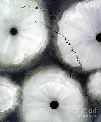 Pasta Al Dente - White flowers by Ingela Christina Rahm