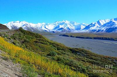Landscapes Royalty Free Images - Alaska Range Royalty-Free Image by Yinguo Huang