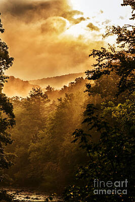 Af One - Misty Mountain Sunrise by Thomas R Fletcher
