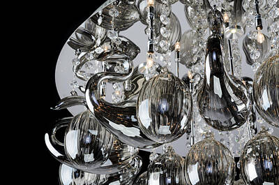Sewing Machine - Contemporary glass chandelier fragment by Nikita Buida