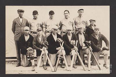 Baseball Royalty Free Images - 1924 Rockwall Baseball Team Royalty-Free Image by Vintage Collectables