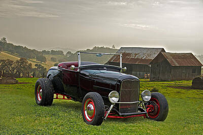 Frog Art - 1929 Ford High Boy Roadster by Dave Koontz