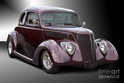 High Heel Paintings Royalty Free Images - 1937 Ford Coupe 1 Royalty-Free Image by Dave Koontz