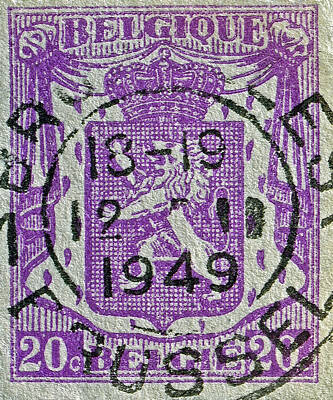 Juan Bosco Forest Animals - 1949 Belgium Stamp - Brussels Cancelled by Bill Owen