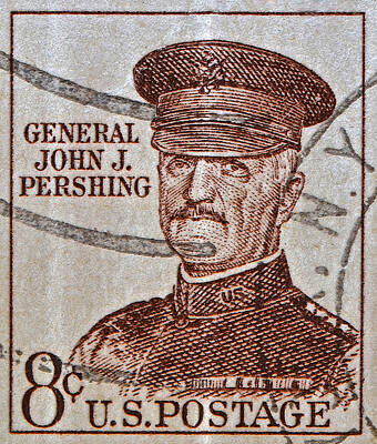 Summer Trends 18 - 1954 General John J. Pershing Stamp by Bill Owen