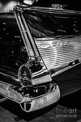 Angels And Cherubs - 1957 Chevy Bel Air Tail Fin by Paul Velgos