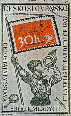 Animals And Earth Rights Managed Images - 1957 Czechoslovakia Stamp Royalty-Free Image by Bill Owen