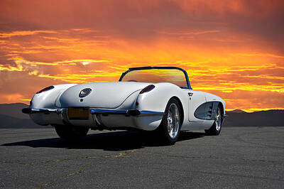 Amy Weiss Royalty Free Images - 1959 Corvette Roadster VI Royalty-Free Image by Dave Koontz