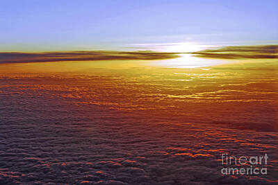 Transportation Royalty Free Images - Above the clouds 2 Royalty-Free Image by Elena Elisseeva