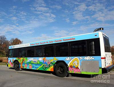 For The Cat Person - Ameren Missouri and Missouri Botanical Garden Metro Bus by Genevieve Esson