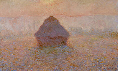 Ps I Love You - Grainstack by Claude Monet