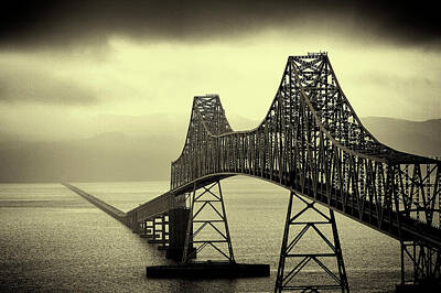 Mellow Yellow Rights Managed Images - The Astoria Bridge Royalty-Free Image by David Patterson