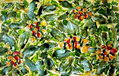 Sunflowers Paintings - Heavenly Flowers by Baljit Chadha