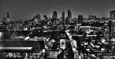 Recently Sold - London Skyline Photos - 2013 City of London Skyline by David French