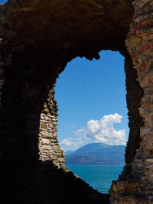 Jouko Lehto Royalty-Free and Rights-Managed Images - Grotte di Catullo at Sirmione. Lago di Garda by Jouko Lehto
