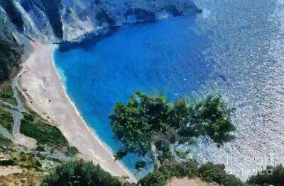 Botanical Farmhouse - Myrtos beach in Kefallonia island by George Atsametakis