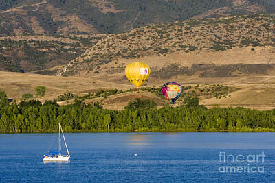 Steven Krull Royalty-Free and Rights-Managed Images - Rocky Mountain Balloon Festival by Steven Krull