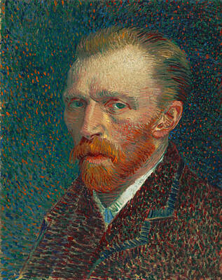 Featured Tapestry Designs - Self Portrait by Vincent Van Gogh
