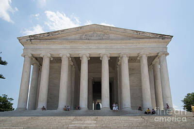 Politicians Digital Art -  Thomas Jefferson Memorial by Carol Ailles
