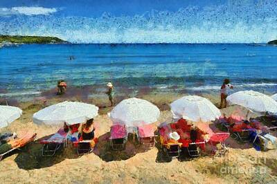Spring Fling - Agia Marina beach by George Atsametakis