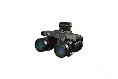 Fun Facts Royalty Free Images - Anavs-6 Night Vision Goggles Used Royalty-Free Image by Terry Moore