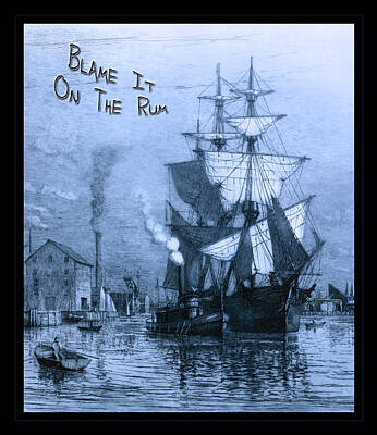Space Photographs Of The Universe - Blame It On The Rum Schooner by Lone Palm Studio