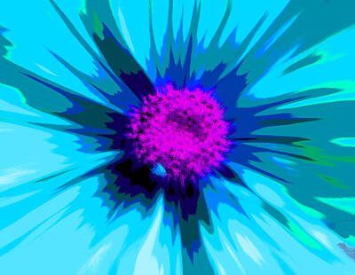 Mans Best Friend - Flower Explosion Colour by David French