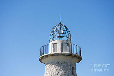 Monochrome Landscapes - Boca Chita Key Lighthouse by Carol Ailles